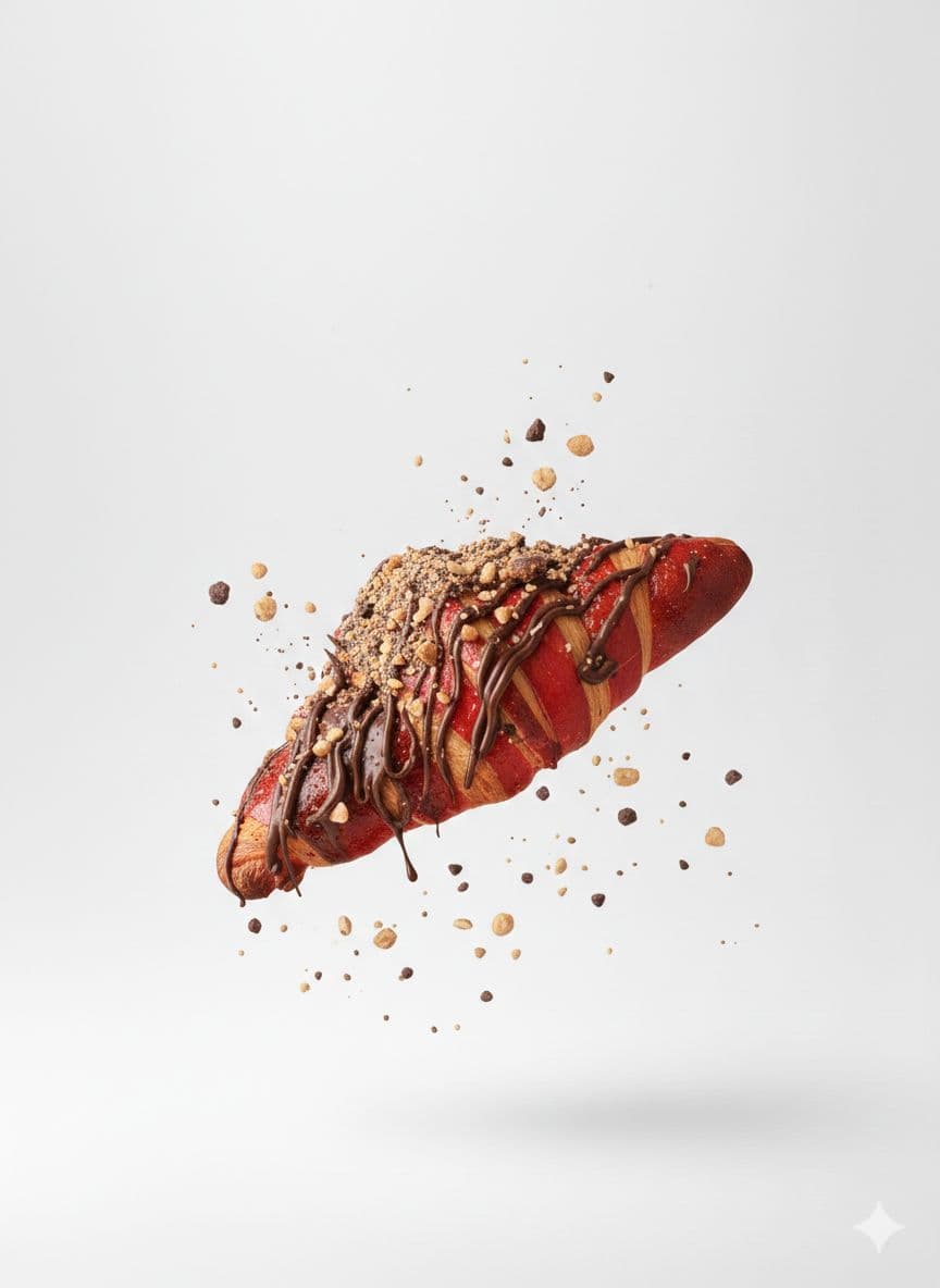 Croissant Red choco creme