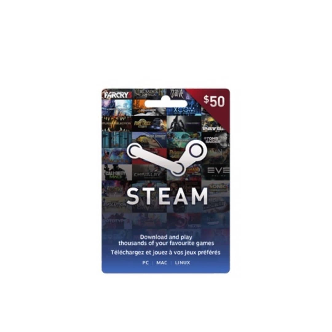 Carte Steam 50 Euro