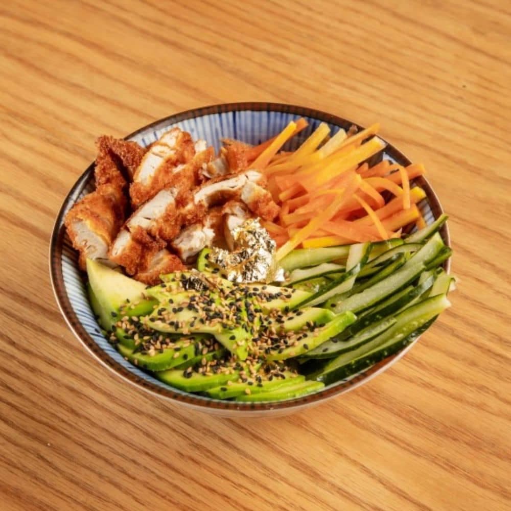 Poke bowl chicken Crispy