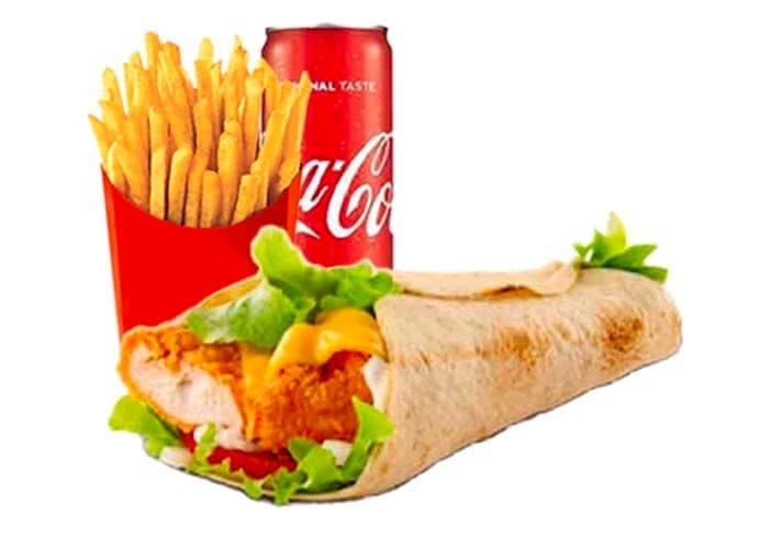 Menu Wrap Tenders