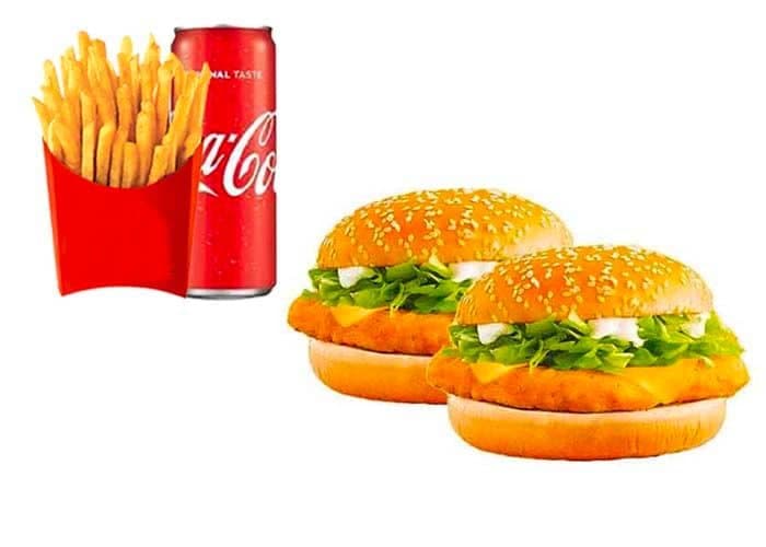 Menu Duo F3 Mc Chicken x2