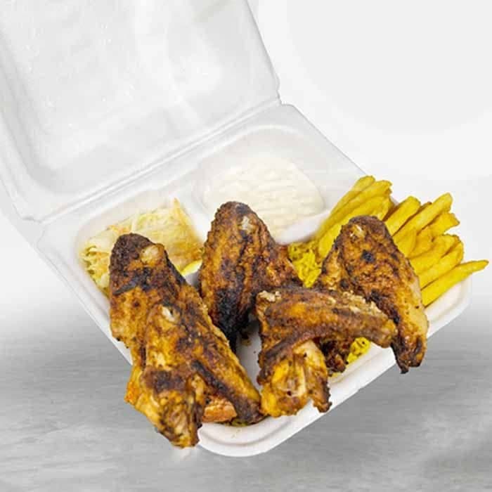 Plat Ailes de poulet à la braise