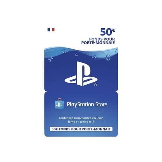 Carte Playstation 50 Euro