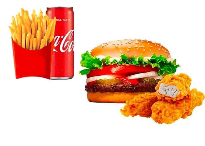 Menu Duo F7 Le Whooper & 5 Tenders