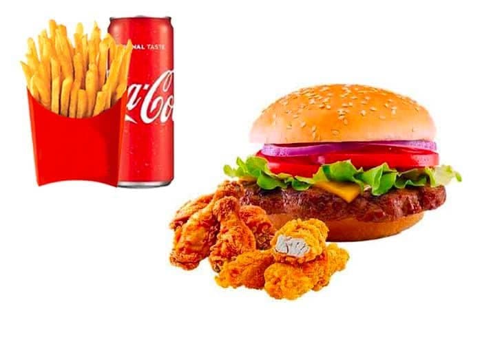 Menu Duo F6 Le Deluxe & 3 Wings & 3 Tenders