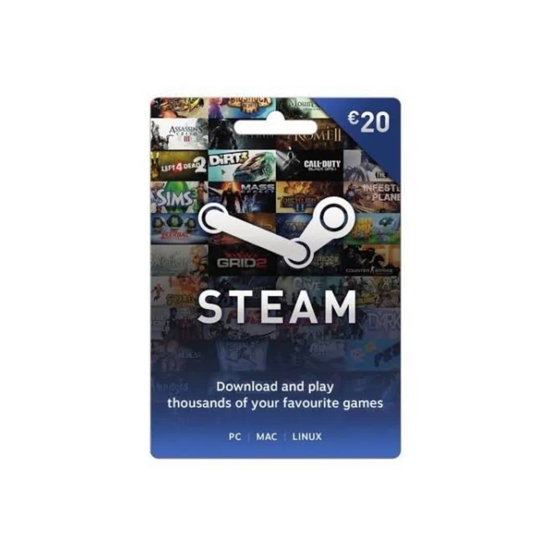 Carte Steam 20 Euro