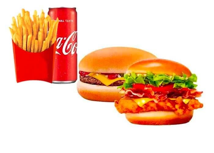 Menu Duo F2 Le Cheese & Le Chicken Pepper