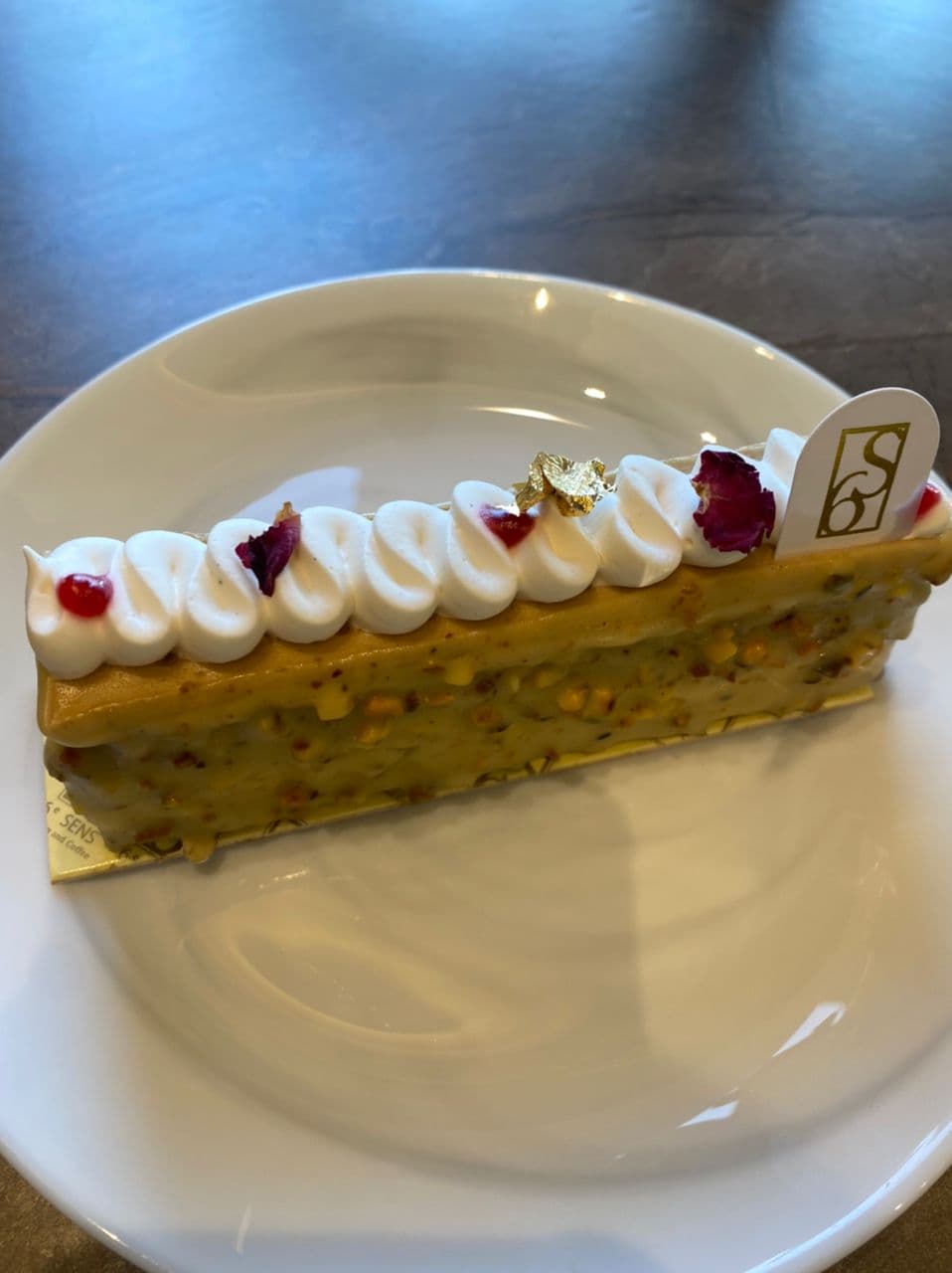 Pistache framboise
