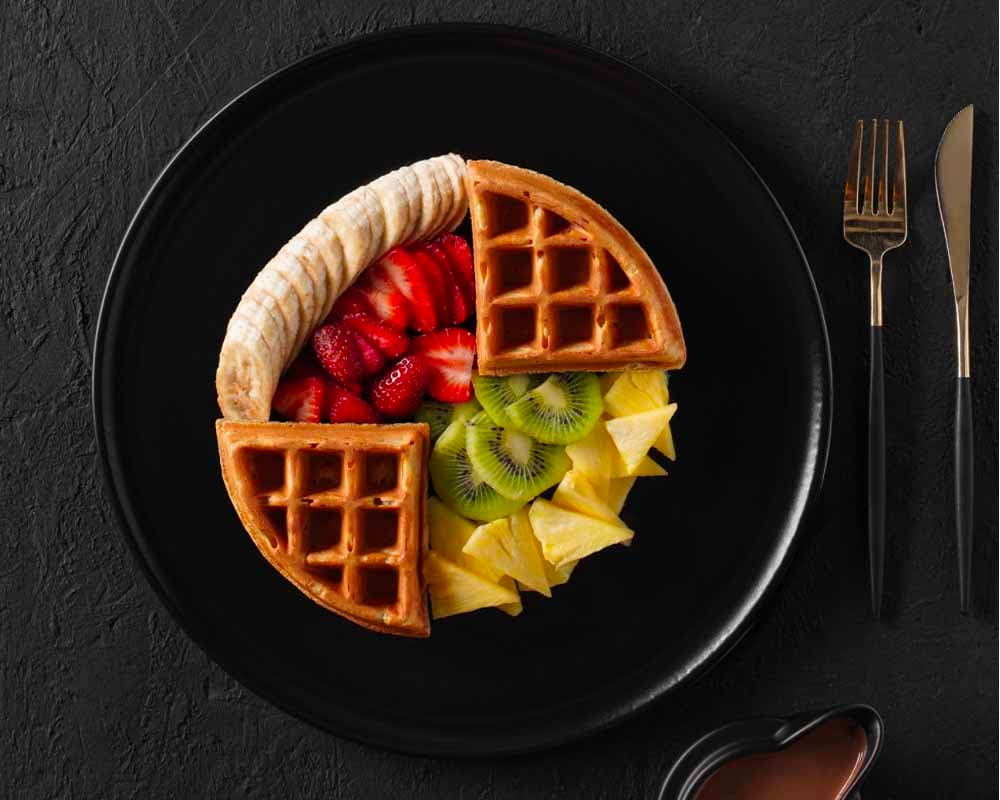 Gaufre aux fruits