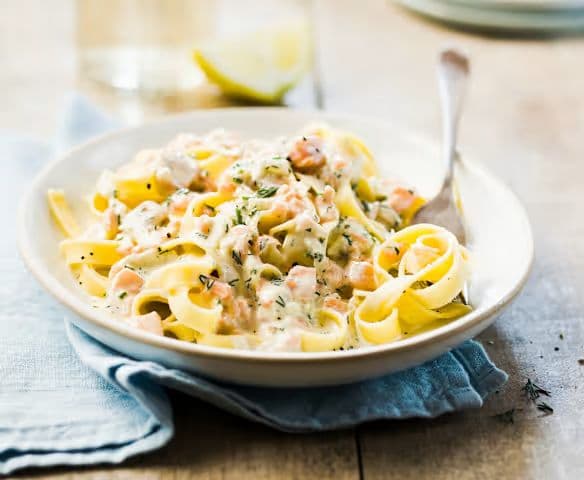 Tagliatelle Au Saumon