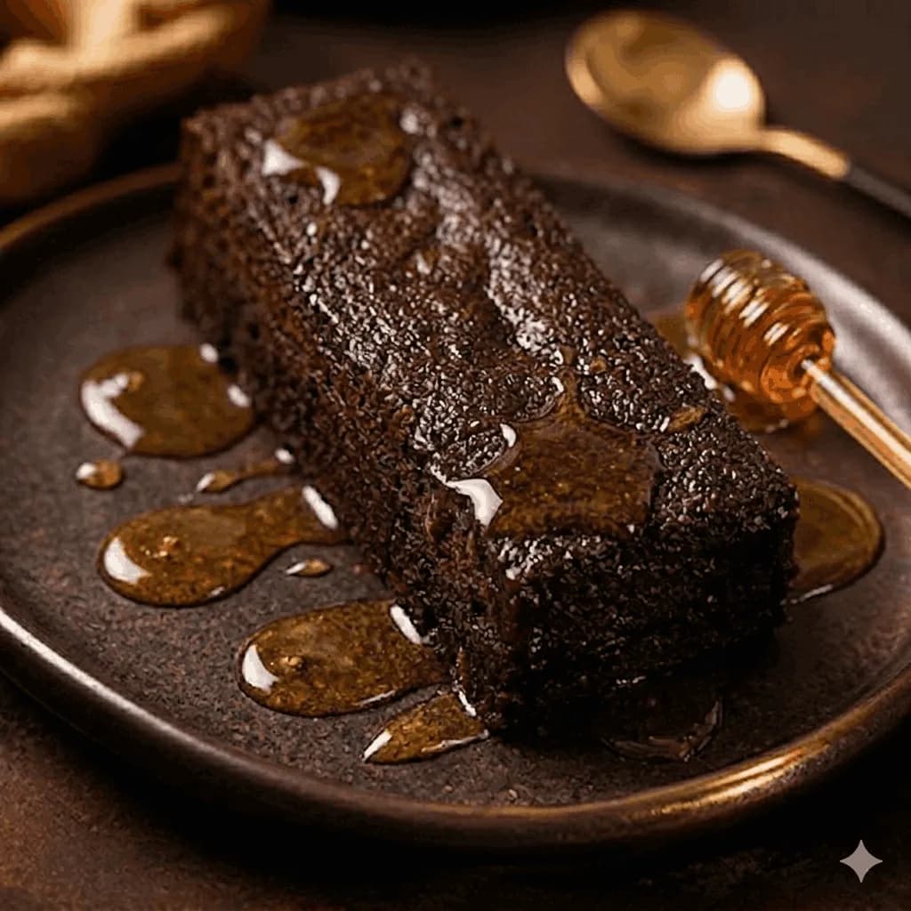 Brownie miel chaud