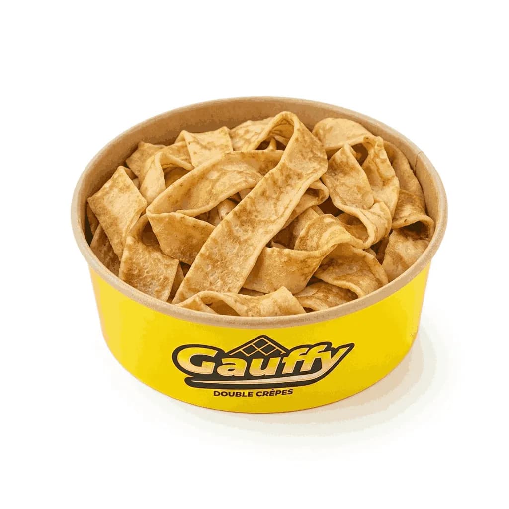 Double crêpe bowl