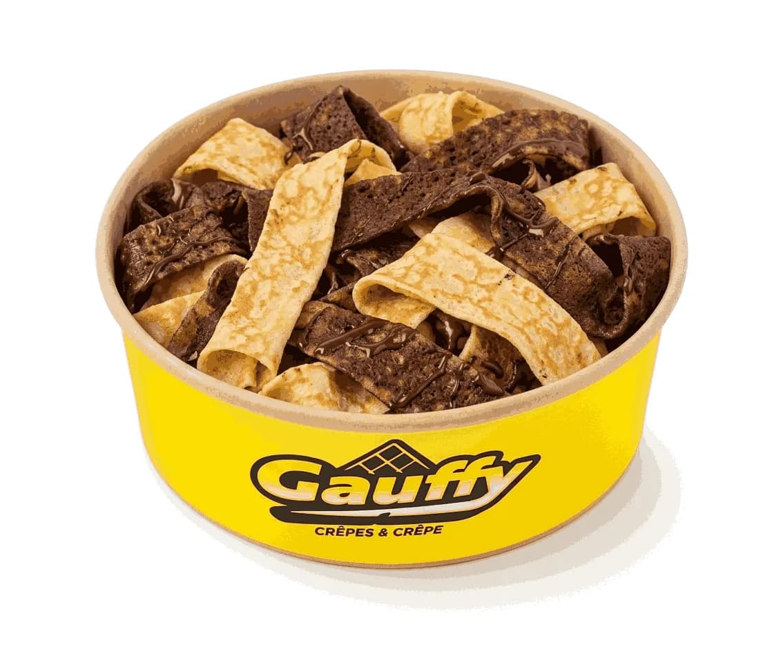 Double crêpe mix bowl