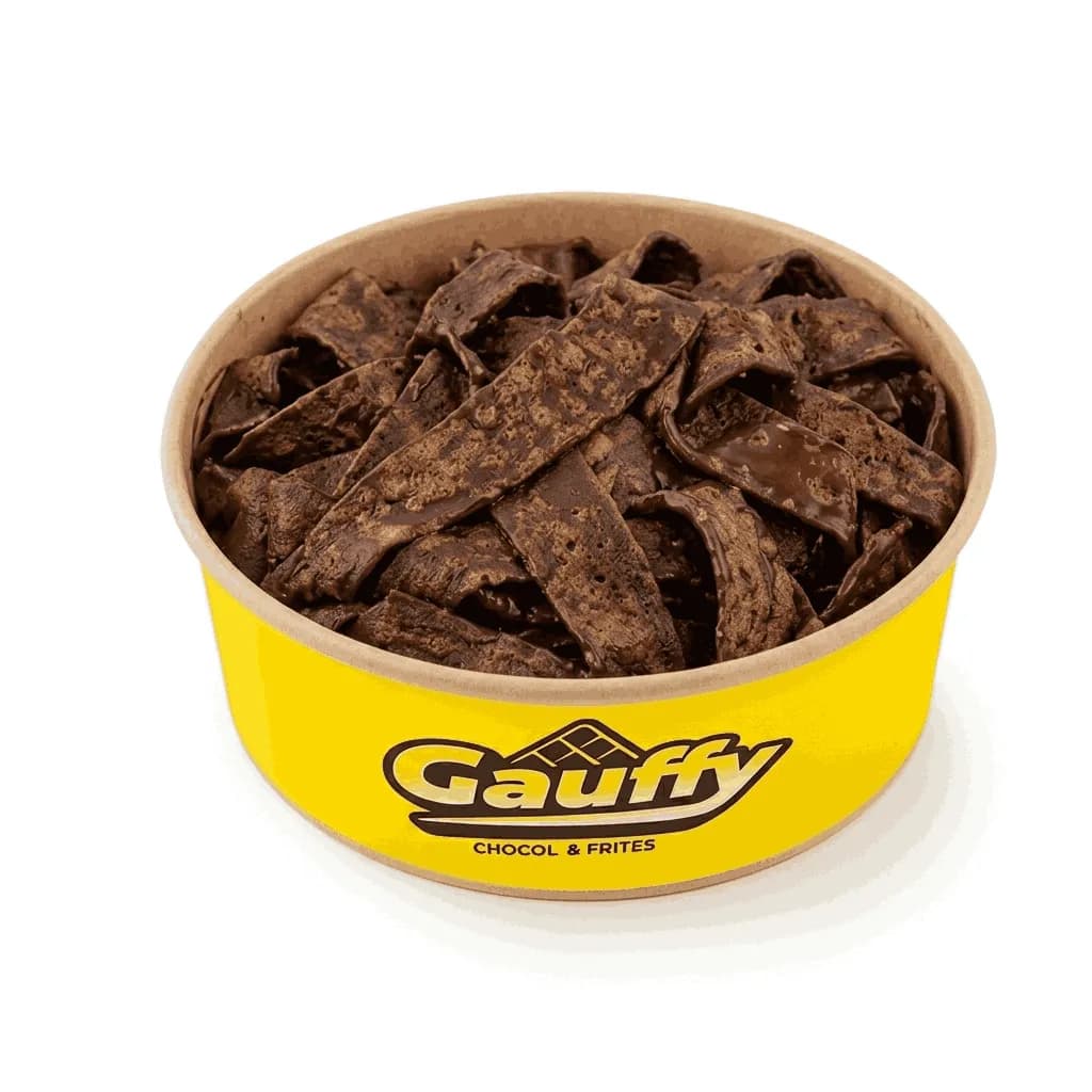 Double crêpe choco bowl