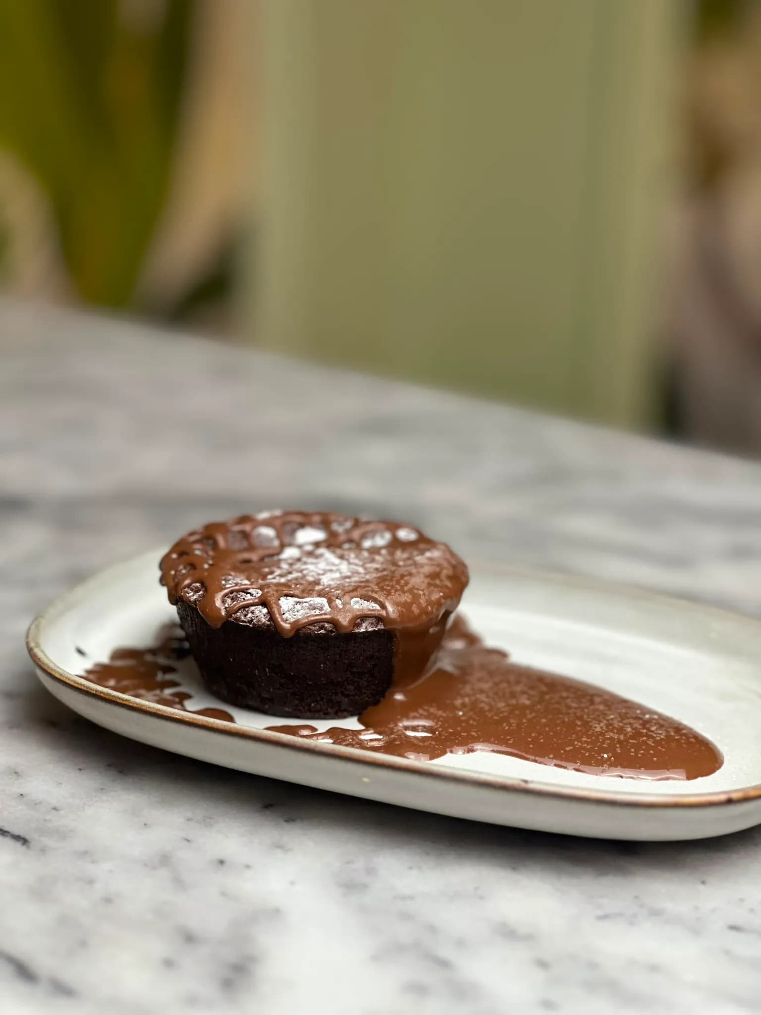 Un fondant au chocolat