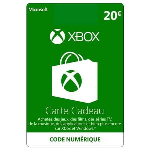 Carte Xbox 10 Euro