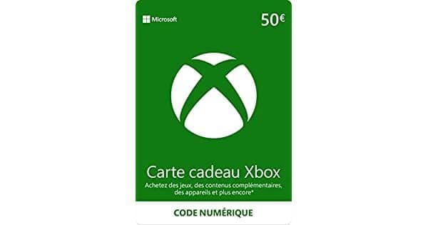 Carte Xbox 50 Euro