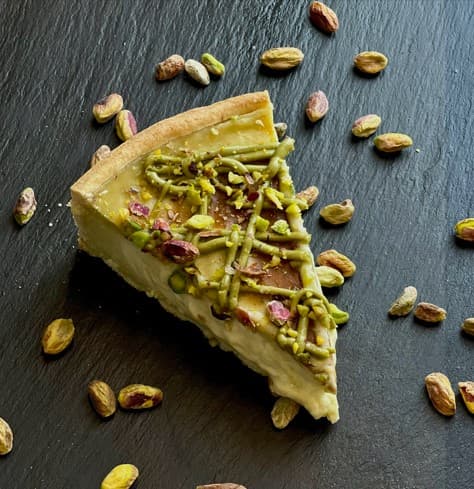 Flan au Beurre & Pistache