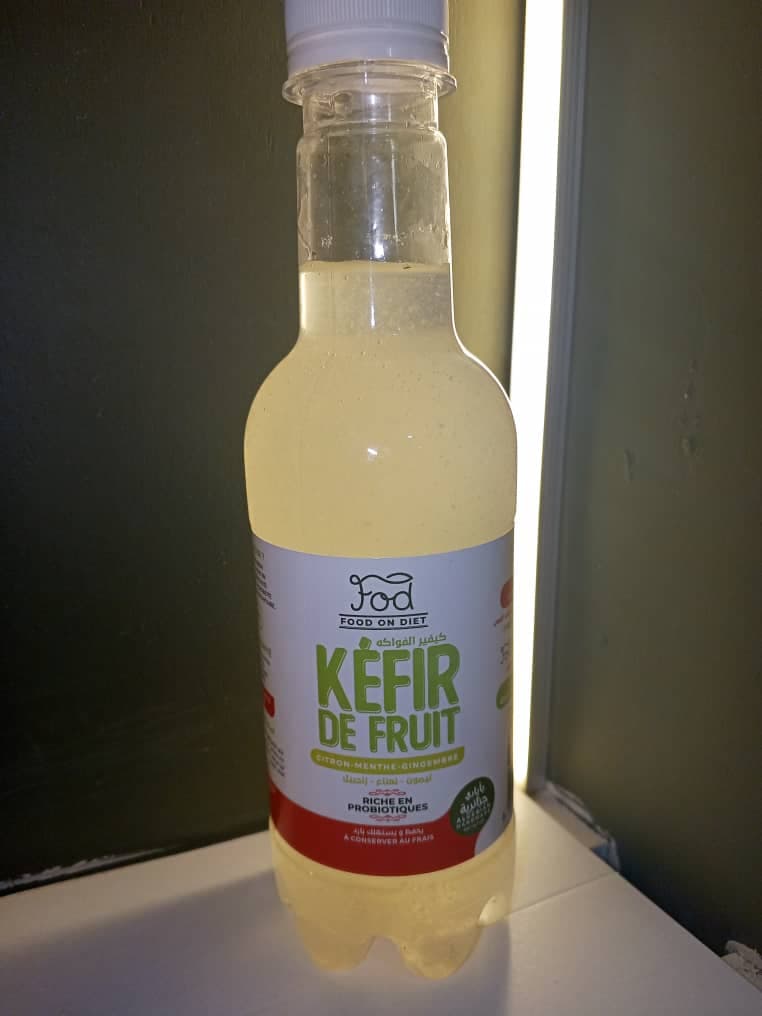 Kefir de fruits nature 33 cl citron menthe